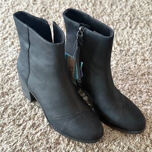 Toms Black Ankle Booties